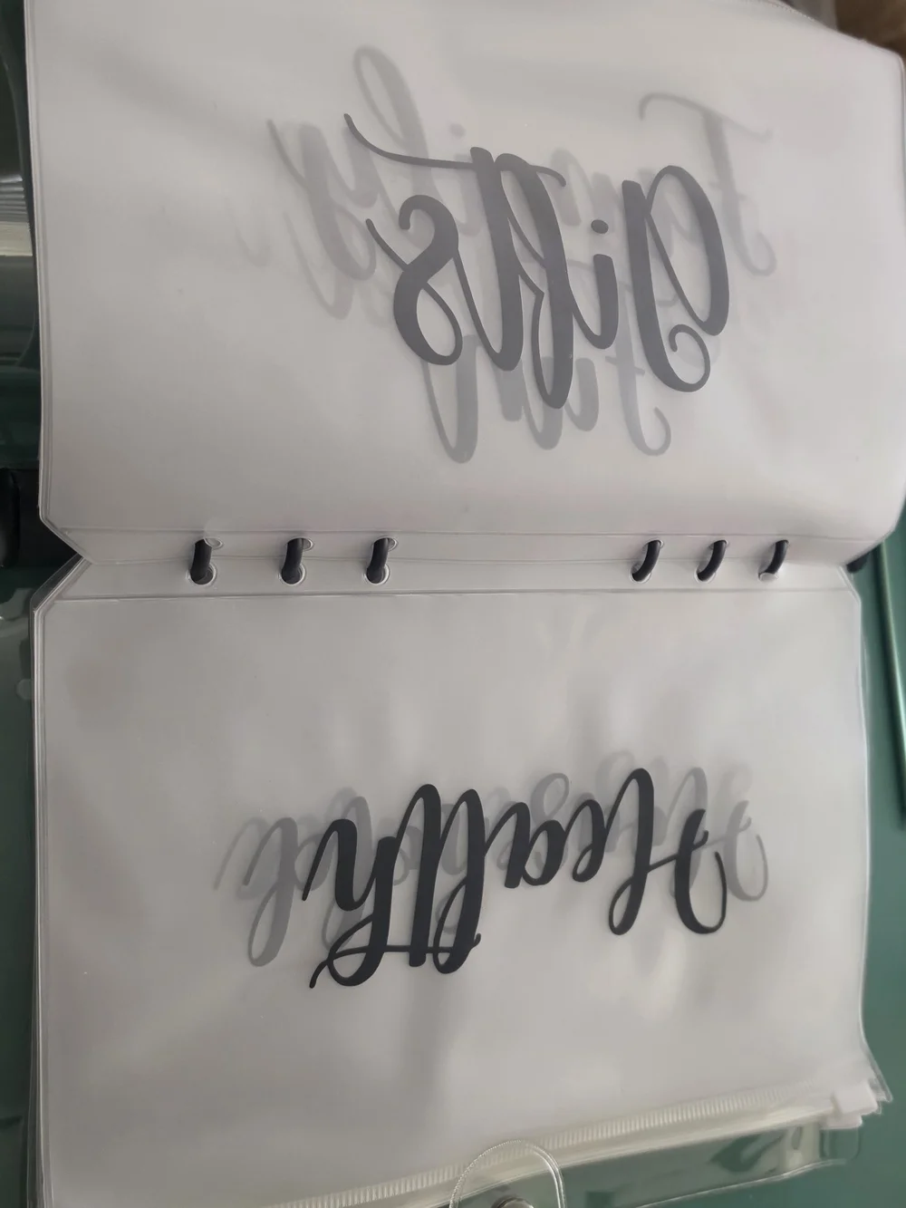 Clear Snap-Closure A5 Planner With 12 Envelopes